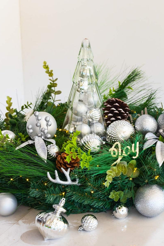 Elegant Shatterproof Silver Ornaments™