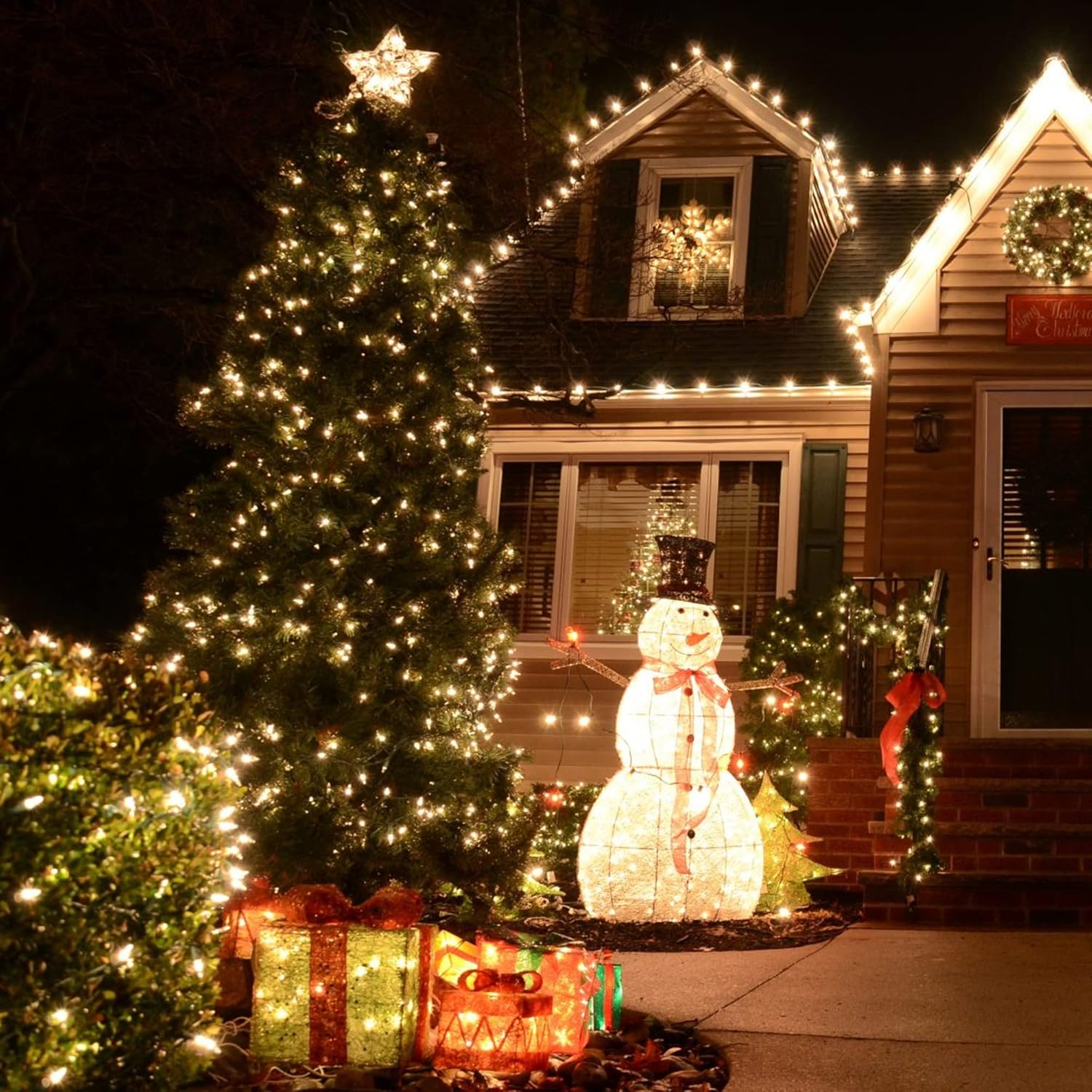Twinkling Warm White Christmas Lights™